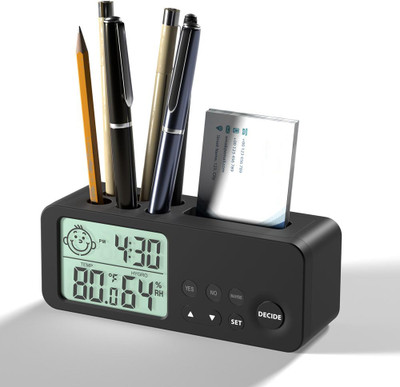 Nxz Digital Digital Black Clock