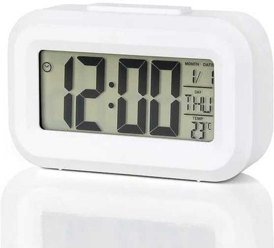 sykz Analog-Digital White Clock