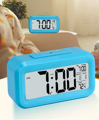 RHONNIUM Digital Blue Clock