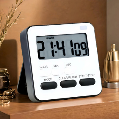 asep Digital White Clock