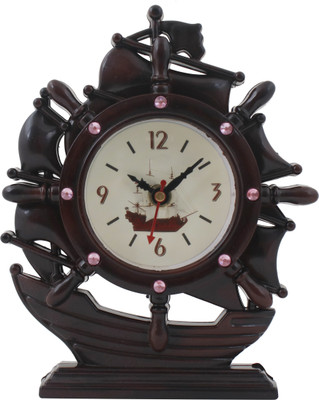 Sigaram Analog Brown Clock