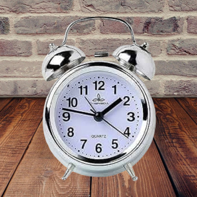 SHRILAKHDATARENTERPRISES Analog Silver Clock