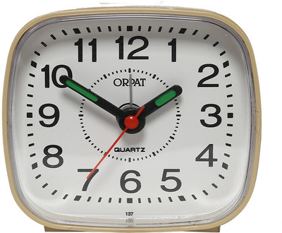 ORPAT Analog Beige Clock