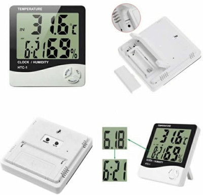 RHONNIUM Digital White Clock
