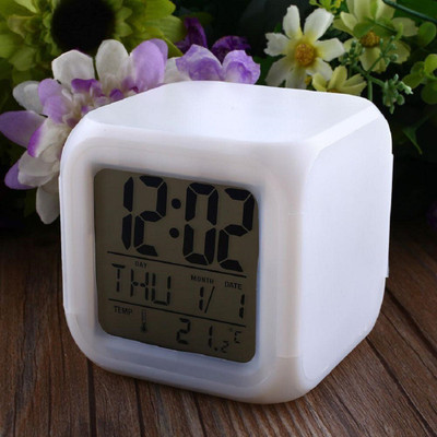 ALPHANOT Digital White Clock