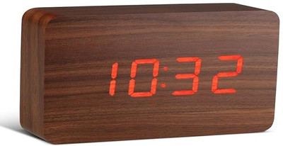 Temix Digital Brown Clock