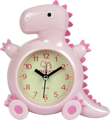 Kadio Analog Pink Clock