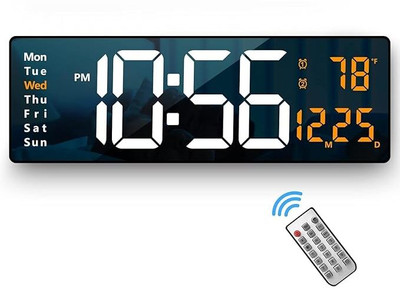 ZAEGO Digital Multicolor Clock