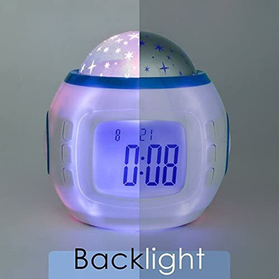 RHONNIUM Digital Multicolor Clock
