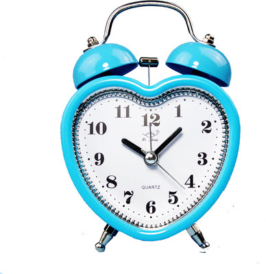 Crostal Analog Blue Clock