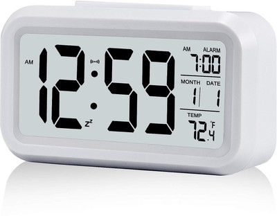 RHONNIUM Digital White Clock