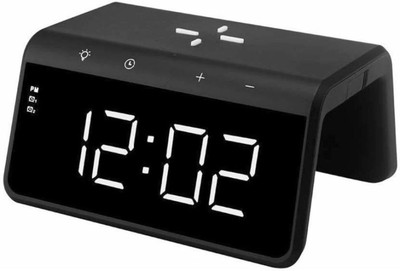 S-voice sparrow voice Digital Black Clock
