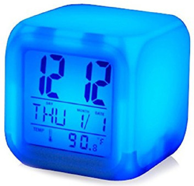 KRAFTMASTERS Digital Colour Changing Clock Bedside Room DÃ©cor High Quality with Alarm Timer Digital Clock. Clock