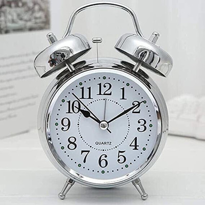 BBD Kitchen Shop Analog Silver Clock