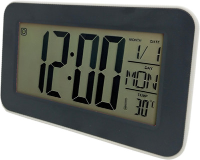 Nxz Digital Digital Black Clock