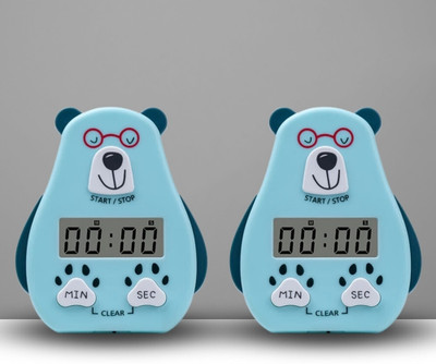 YELONA Digital Sky Blue Clock