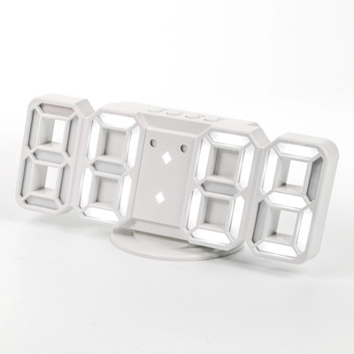 Nxz Digital Digital White Clock