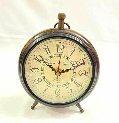 Ocean treasure Analog Antique Brown Clock
