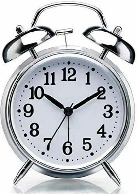 Fulkiza Analog Silver Clock