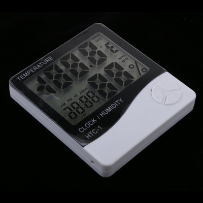 RHONNIUM Digital White Clock