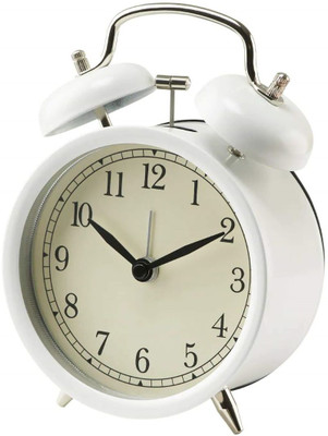 Digital Shoppy Analog White Clock