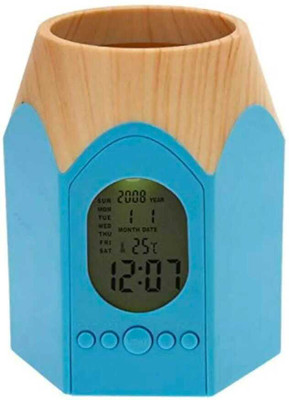 TIMOVE Analog-Digital Blue Clock