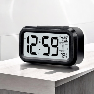 omkarzone Digital Black Clock