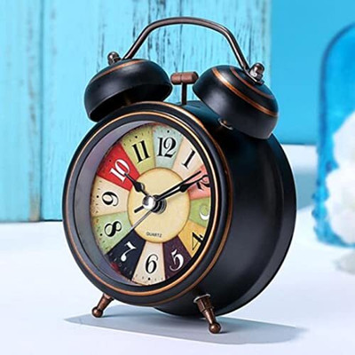 DIYAL ENTERPRISE Analog-Digital Black Clock