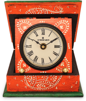 D'signer Analog Orange Clock