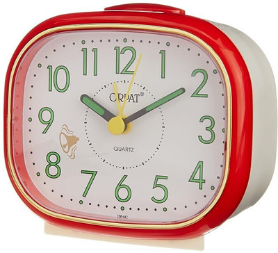 ORPAT Analog Red, White Clock