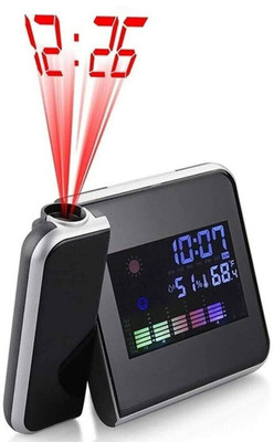 RetiMati Analog-Digital Black, Silver Clock