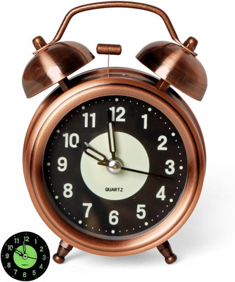 ADOXER Analog Gold Clock