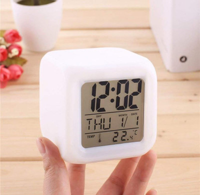 vprotect Digital White Clock