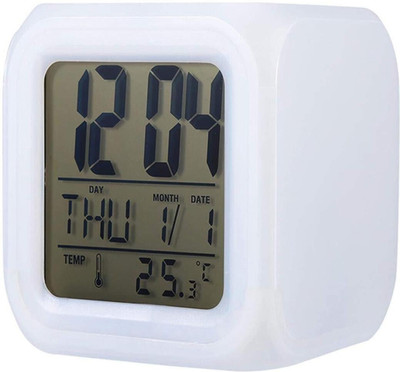 mansa solutions Digital White Clock