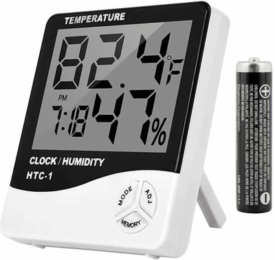 RHONNIUM Digital White Clock