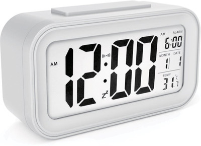 SRK Digital White Clock