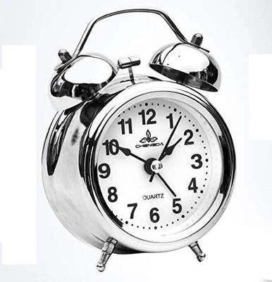 Fitaza Analog Silver Clock