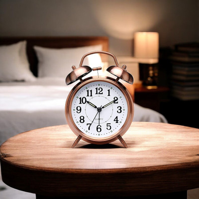omkarzone Analog Brown Clock