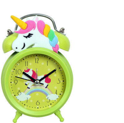 Kadio Analog Green Clock