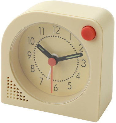IKEA Analog-Digital Yellow Clock