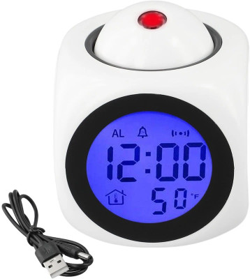 Nxz Digital Digital White Clock