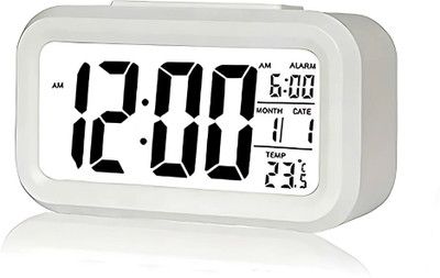 DRUMSTONE Digital White Clock