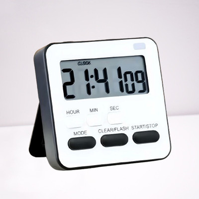 asep Digital White Clock