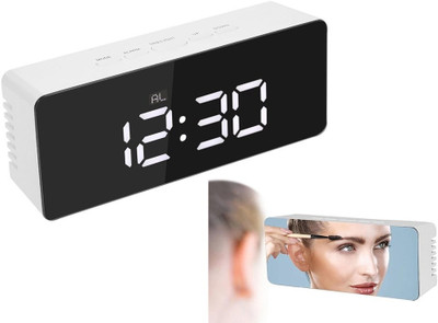 RHONNIUM Digital Black Clock