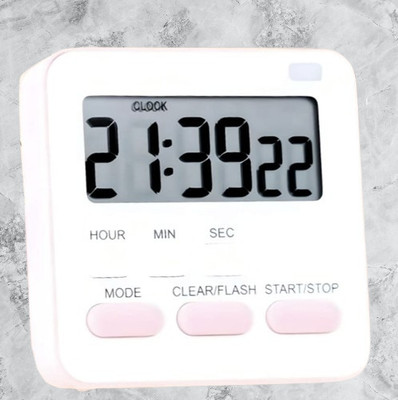 asep Digital White Clock