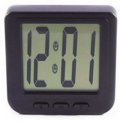 shrines Digital Black Clock