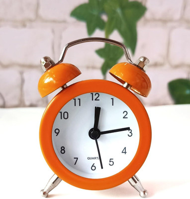 ASTOUND Analog Orange Clock