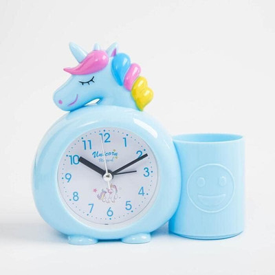 Nxz Digital Analog Blue Clock