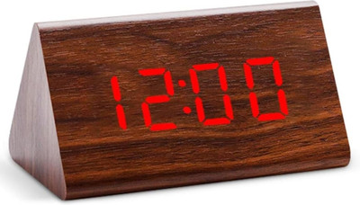 Nxz Digital Digital Brown Clock