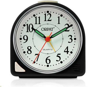 ORPAT Analog Yellow Clock